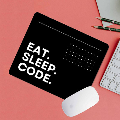 VM SHOPPING MALL Premium Mouse Pad - 7.5x9 in, Non-Slip, Smooth Surface (MP-S-A71) Non Slip Base Mousepad(Black)