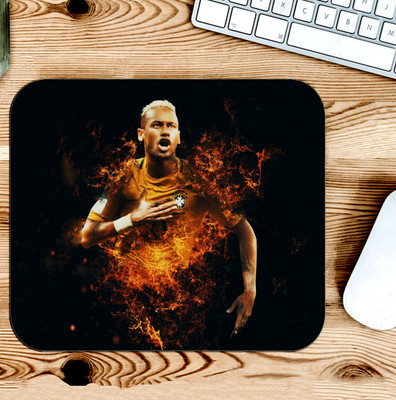 Gfylo Unstoppable Neymar Printed Mouse pad Smooth Surface and anti-Slip Mousepad(Multicolor)