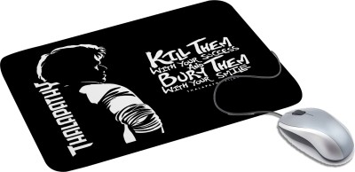 AK REELS Thalapathy Vijay Quote Mousepad(Black N White)