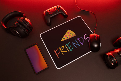 Epic Merch Friends Non Slip Base Mousepad(Multicolor)