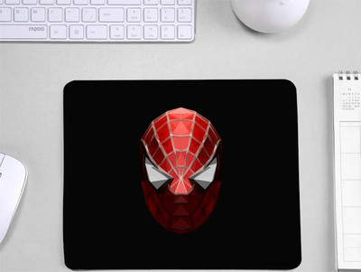 MITTRA Indiacraft Spider Man Miles Non Slip Base Dual Sided Mousepad(Spider Man Face)