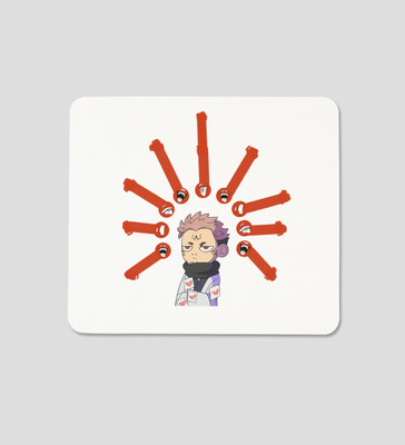Special Trend Hub Printed Printed Anime Mousepad Non Slip Base Mousepad(White)