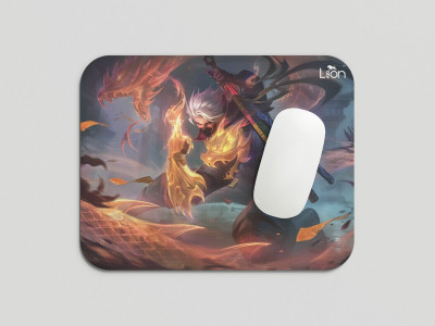 leeon L-MP1-177-Fighter Non Slip Base Mousepad(Multicolor)