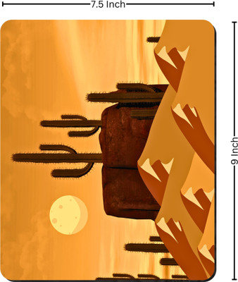 printie printed mouse pad Mousepad(Yellow)