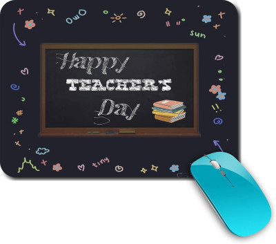 whats your kick Teachers Day Inspired Anti Slip Rubber Base Printed Mouse Pad - D21 Non Slip Base Mousepad(Multicolor)