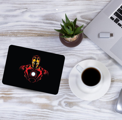 m m a Ironman Gaming Mouse Pad - Computer Laptop PC Non Slip Base Mousepad(Black, Red)