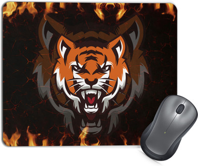 TrendoPrint MP63 Mouse Pad with Anti-Slip Rubber Base & Smooth Mouse Control Non Slip Base Mousepad(Multicolor)