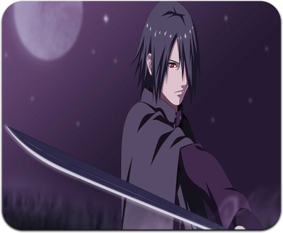 MITTRA Naruto Itachi Uchiha Printed Mousepad Non Slip Base Mousepad(Blue)