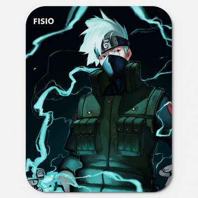 Fisio Anime Mousepad Printed Kakashi from Naruto Gaming Accessories Laptop Computer Non Slip Base Mousepad(Mpad&12&C)