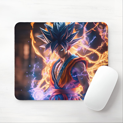 CRAFTLoom Dragon Ball Gaming Mouse Pad, Ultra Instinct Goku Design Mousepad(Multicolor)