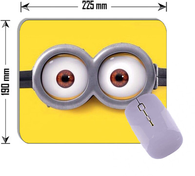 Gfylo Goggley Minion Printed Mouse pad Smooth Surface and anti-Slip Non Slip Base Mousepad(Multicolor)
