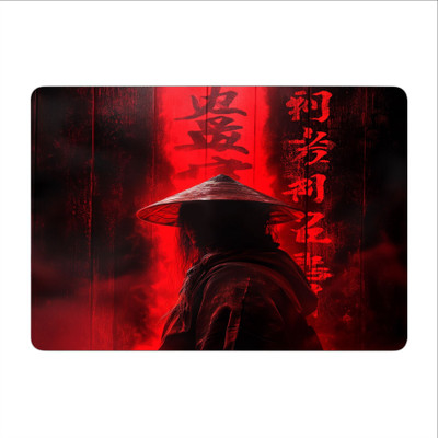 wrap craft DP_01-mousepad_7x9 Non Slip Base Mousepad(RED&Black)