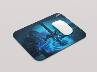 leeon L-MP1-1-194-Warcraft Arthas L2 Non Slip Base Mousepad(Multicolor)
