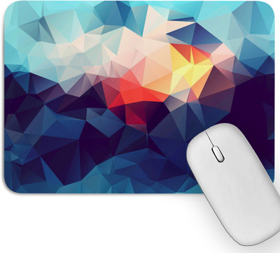Artich Soft Non-Slip Multi-Use Mouse Pad Dawn in Crumble Abstract Non Slip Base Mousepad(Multicolor)