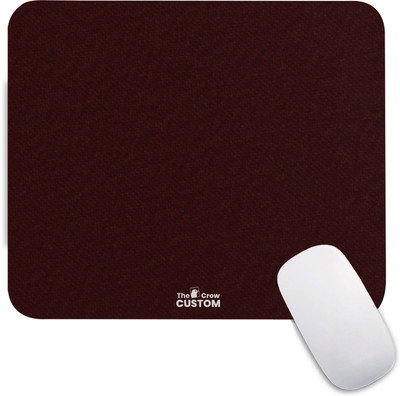 The Custom Crow Gaming Mouse Pad Non-Slip Rubber Base for Computer and Laptop Non Slip Base Mousepad(Maroon)