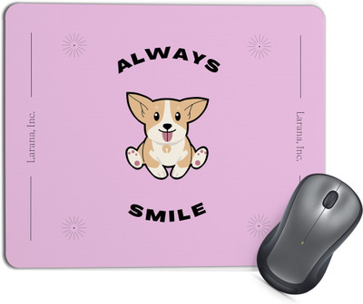 TrendoPrint MP04 Mouse Pad with Anti-Slip Rubber Base & Smooth Mouse Control Non Slip Base Mousepad(Multicolor)