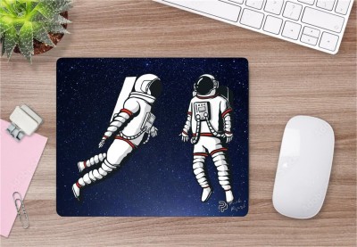 Pink Pearl MousePad Design is Astronaut Print Print Desk Mat for Creative Minds Design Mousepad(Blue, White, Red)