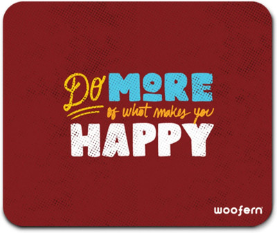 Woofern Motivational Mouse Pad 9x7.5 inch with Non-Slip Base – Do More Quote Non Slip Base Mousepad(Multicolor)