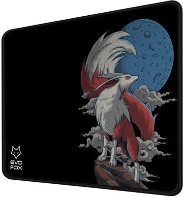 EVOFOX Falcon X35 with Speed Surface and Anti-Fray Triple Stitched Edges Non Slip Base Mousepad(Black)