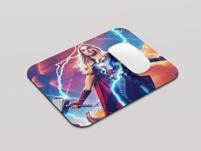 leeon L-MP1-1-258-jane-foster-thor-love-and-thunder-poster L2 Non Slip Base Mousepad(Multicolor)
