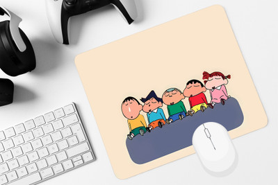 Eshaaver Cute Shinchan Mouse pad for Laptop computer Anti skid Gaming table mat mousepad Non Slip Base Mousepad(Multicolor 5)