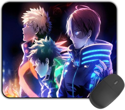 Kirmada Printed Design Mouse Pad Tiro Friends Non-Slip My Hero Acadamia Mousepad(Multicolor)