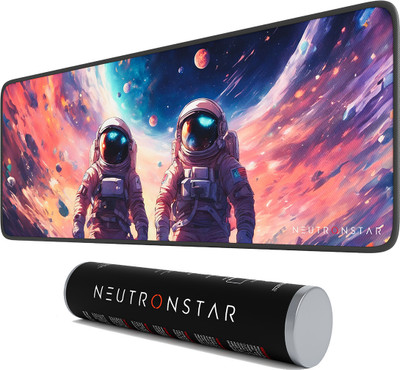 NEUTRONSTAR SPACE SERIES DESKMAT ASTRO DUO GAMING UNIVERSAL Non Slip Base Mousepad(Orchid)