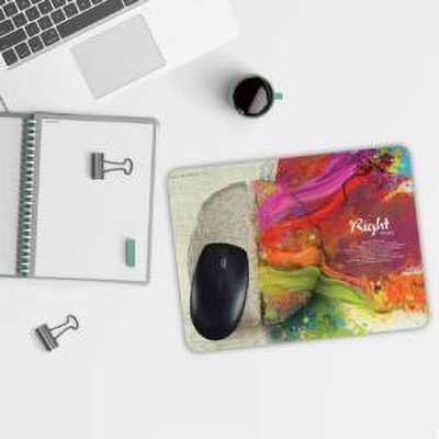 selfiegiftoo Right Printed Mouse Pad Non Slip Base Mousepad(Multicolor)