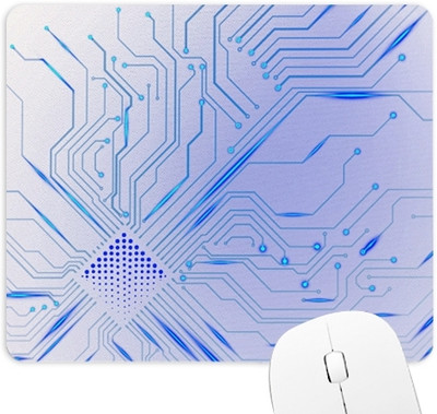 LDma Low Friction Gaming MouseMat, Anti-Slip Base, High Durability,Waterproof Non Slip Base Mousepad(White)