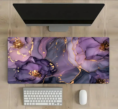 pivotal Keyboard Mat, Mouse Pad Shortcut Keys Desk Mats for Office Mousepad(Purple)