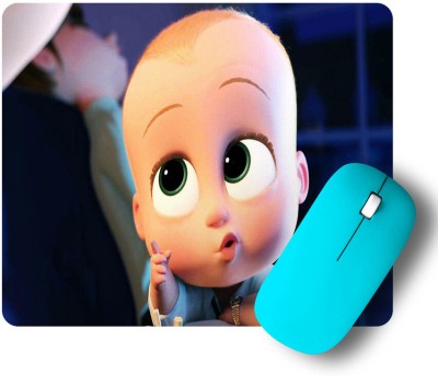 Printwala The Boss Baby Printed Mousepad For Laptop Pc (9x7 Inches)(LMP-127) Mousepad(Multicolor)