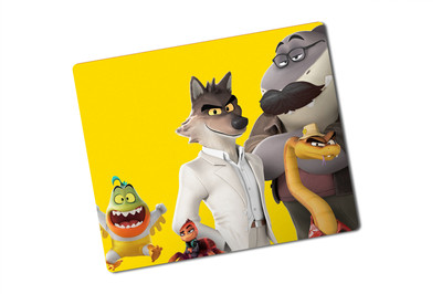 KVI Premiun and cool bad guys mouse pad Non Slip Base Mousepad(Multicolor)