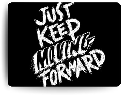 Designxx Motivation Mousepad Non Slip Base Mousepad(Black, White)