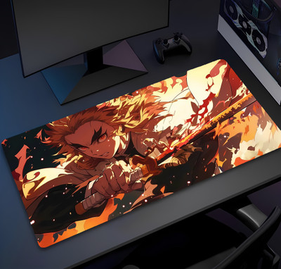 Eshaaver Anime printed gaming Mouse Pad Non-Slip Rubber extended xxl size big mousepad Non Slip Base Mousepad(Multicolor1)