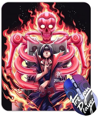 MITTRA INDIACRAFT Anime Mouse Pad - Naruto Theme Printed Non Slip Base Dual Sided Mousepad(Multicolor)