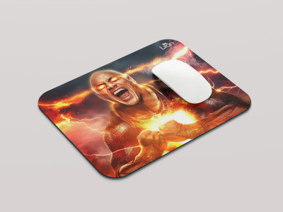 leeon L-MP1-1-231-black-adam-2022 L2 Non Slip Base Mousepad(Multicolor)