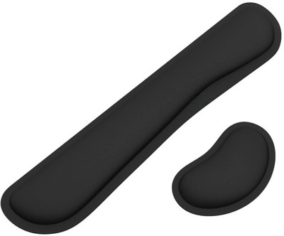Aliens Wrist Rest Pad Gel memory foam for mouse support and comfort Mousepad(Black)