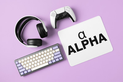 Rushaan Alpha - formula themed printed mousepads for mathematics lovers(20cm x 18cm) Mousepad(White)