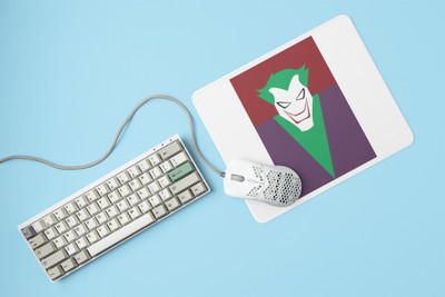 Rushaan DC Joker smiling - Printed animated Mousepad for animation lovers Mousepad(White)