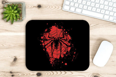 Kandarigifts Spider Man Splash logo Mousepad Non Slip Base Mousepad(Black)