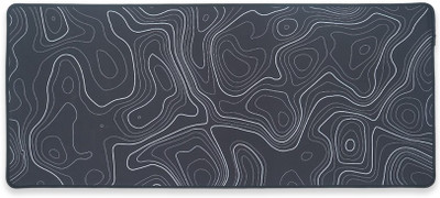 spincart Large Gaming Mouse pad, Long XXL Big Desk Table Mat for Laptop PC Office Tablet Non Slip Base Mousepad(Black Dazzle)