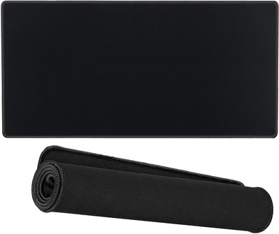STORITE Extra Large Speed Type Extended Gaming Mouse Pad with Stitched Embroidery Edges Non Slip Base Mousepad(Black)