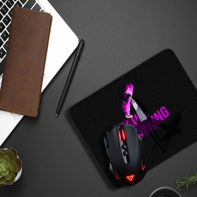 Inkaura Solo Leveling Anime 9 x 7 Inch Mouse Pad for Gaming and Desktop - For Anime Fans Non Slip Base Mousepad(Black)