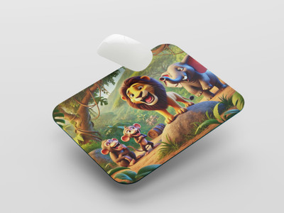 UNIARAWALAS Non-Slip Brain ,Cartoon Mousepad MP67 Non Slip Base Mousepad(Black)