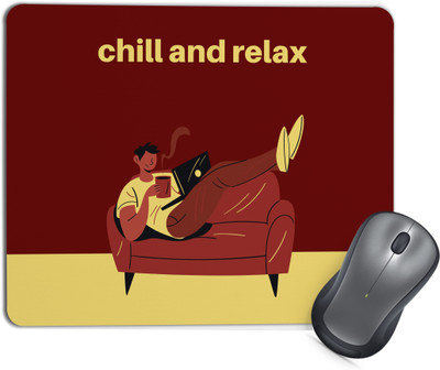 TrendoPrint MP21 Mouse Pad with Anti-Slip Rubber Base & Smooth Mouse Control Non Slip Base Mousepad(Multicolor)