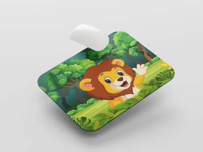 UNIARAWALAS Non-Slip Brain ,Cartoon Mousepad MP68 Non Slip Base Mousepad(Black)