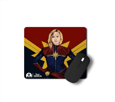 Tee Mafia Mp_Captain Marvel Mousepad(Red)