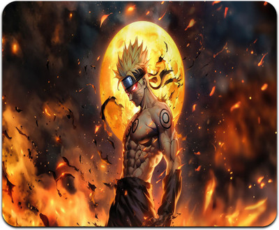 MITTRA INDIACRAFT Anime Mouse Pad (9 inch x 7 inch) - Computer Naruto Printed Mousepad Non Slip Base Dual Sided Mousepad(Multicolor)