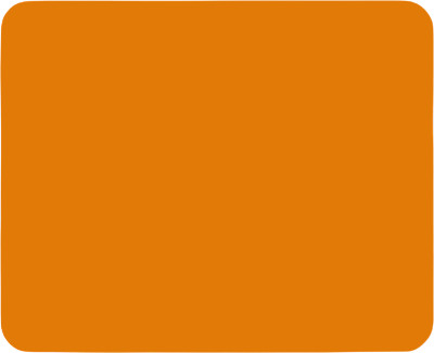 Octec Rubber Smooth Surface Mouse Pad| Desk Mate Mouse Pad| Slip-Free | Waterproof Mousepad(Orange)