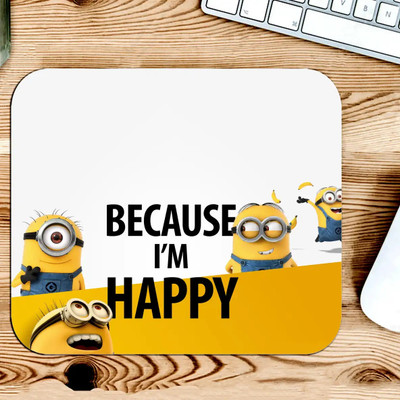 Gfylo Because They are Minions Mouse pad Smooth Surface and anti-Slip Mousepad Mousepad(Multicolor)